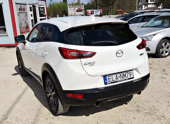 Mazda CX-3 cena 59850 przebieg: 64000, rok produkcji 2017 z Olecko małe 667